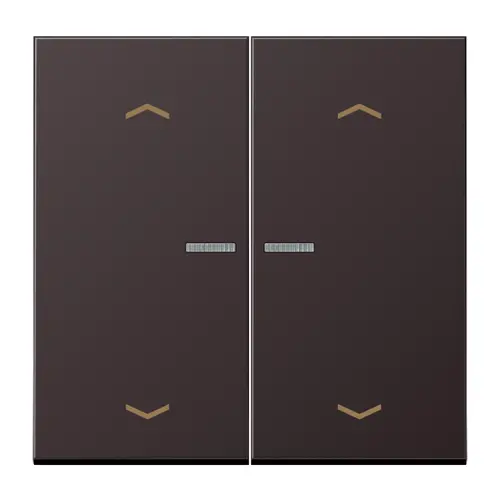 JUNG BT AL 17102 P D HOME dimmerknop 2-voudig met pijlsymbolen LS990 dark gelakt aluminium