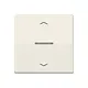 JUNG BT AS 17101 P HOME taster 1-voudig met pijlsymbolen AS500 creme