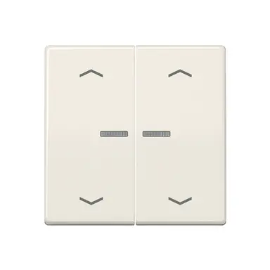 JUNG BT AS 17102 P HOME dimmerknop 2-voudig met pijlsymbolen AS500 creme