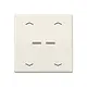 JUNG BT AS 17102 P HOME dimmerknop 2-voudig met pijlsymbolen AS500 creme