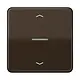 JUNG BT CD 17101 P BR HOME dimmerknop 1-voudig met pijlsymbolen CD500 bruin