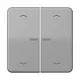 JUNG BT CD 17102 P GR HOME dimmerknop 2-voudig met pijlsymbolen CD500 grijs