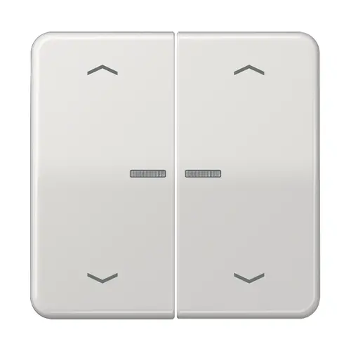 JUNG BT CD 17102 P LG HOME dimmerknop 2-voudig met pijlsymbolen CD500 lichtgrijs