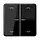 JUNG BT CD 17102 P SW HOME dimmerknop 2-voudig met pijlsymbolen CD500 zwart