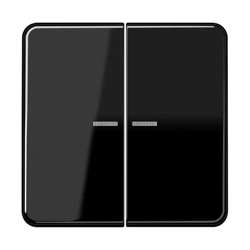 JUNG BT CD 17102 SW HOME dimmerknop 2-voudig CD500 zwart glans