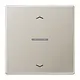 JUNG BT ES 17101 P HOME dimmerknop 1-voudig met pijlsymbolen LS990 edelstaal
