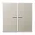JUNG BT ES 17102 HOME dimmerknop 2-voudig LS990 edelstaal