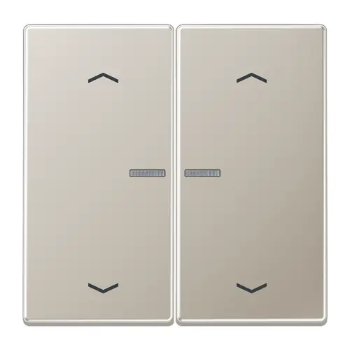 JUNG BT ES 17102 P HOME dimmerknop 2-voudig met pijlsymbolen LS990 edelstaal