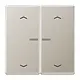 JUNG BT ES 17102 P HOME dimmerknop 2-voudig met pijlsymbolen LS990 edelstaal