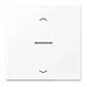 JUNG BT LS 17101 P WWM HOME dimmerknop 1-voudig met pijlsymbolen LS990 sneeuwwit mat