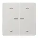 JUNG BT LS 17102 P LG HOME dimmerknop 2-voudig met pijlsymbolen LS990 lichtgrijs