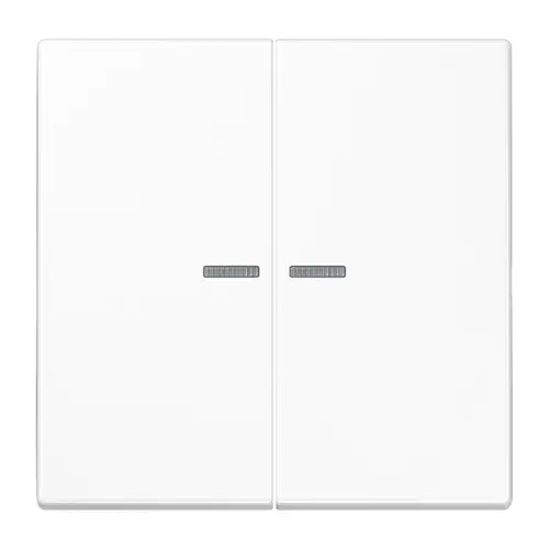JUNG BT LS 17102 WW HOME dimmerknop 2-voudig LS990 alpine wit