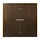 JUNG BT ME 17101 P AT HOME dimmerknop 1-voudig met pijlsymbolen LS990 messing antiek
