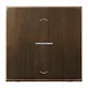 JUNG BT ME 17101 P AT HOME dimmerknop 1-voudig met pijlsymbolen LS990 messing antiek