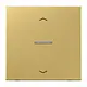 JUNG BT ME 17101 P C HOME dimmerknop 1-voudig met pijlsymbolen LS990 messing klassiek