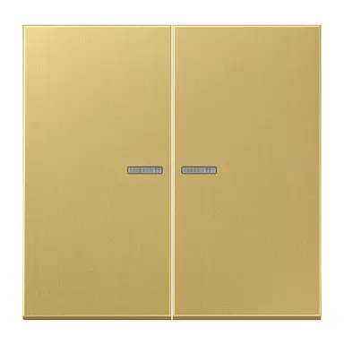 JUNG BT ME 17102 C HOME dimmerknop 2-voudig LS990 messing klassiek