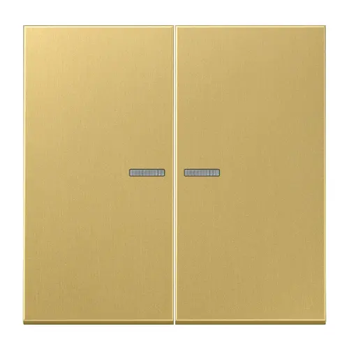 JUNG BT ME 17102 C HOME dimmerknop 2-voudig LS990 messing klassiek