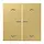 JUNG BT  ME 17102 P C HOME dimmerknop 2-voudig met pijlsymbolen LS990 messing klassiek