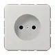 JUNG CD 1510 N LG wandcontactdoos zonder randaarde CD500 lichtgrijs