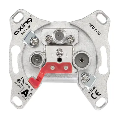 JUNG SSD 5-10 inbouw antennecontactdoos TV/FM/SAT rijgdoos