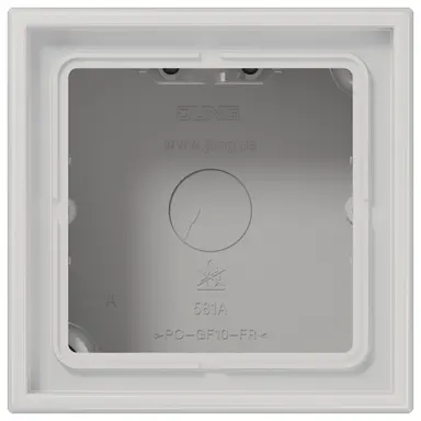 JUNG LS 581 A LG opbouwbak 1-voudig LS990 lichtgrijs