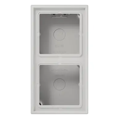 JUNG LS 582 A LG opbouwbak 2-voudig LS990 lichtgrijs