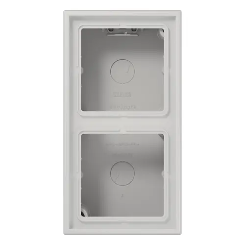 JUNG LS 582 A LG opbouwbak 2-voudig LS990 lichtgrijs
