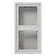 JUNG LS 582 A LG opbouwbak 2-voudig LS990 lichtgrijs