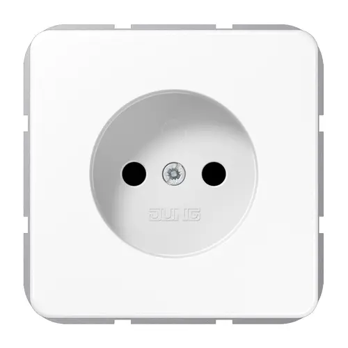 JUNG CD 1510 N WW wandcontactdoos zonder randaarde CD500 alpine wit