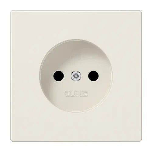 JUNG LS 1910 N wandcontactdoos zonder randaarde LS990 creme