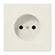 JUNG LS 1910 N wandcontactdoos zonder randaarde LS990 creme