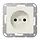 JUNG A 1510 N wandcontactdoos zonder randaarde A-range creme