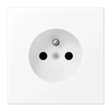 JUNG LS 1520 FKI WWM wandcontactdoos penaarde Safety+ LS990 sneeuwwit mat