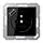 JUNG A 1520 F-18 A SW wandcontactdoos penaarde Safety+ met USB type A A-range zwart