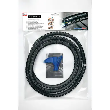 Hellermann HWPP16L2-PP-BK spiraalband 13 - 16 mm met tool zwart 2 meter