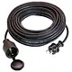 Schwabe 88060310 koppelverlengsnoer met randaarde rubber 3 x 1,5 mm² 10 meter zwart
