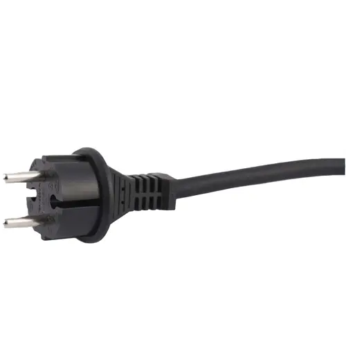 Haka 517800046 aansluitsnoer contourstekker 2 x 1.5 mm² 5 meter zwart