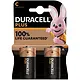 Duracell MN 1400 PLUS alkaline C staafbatterij 2 stuks