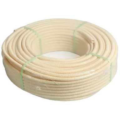 Attema AT9510 flexibele buis 16 mm 5/8 PVC creme rol 100 meter
