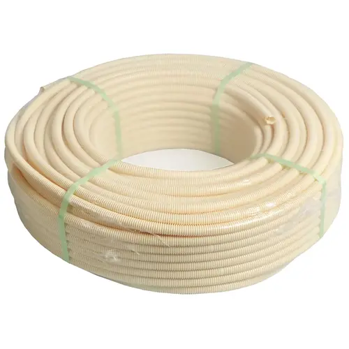 Attema AT9510 flexbuis 16 mm 5/8 PVC creme rol 100 meter