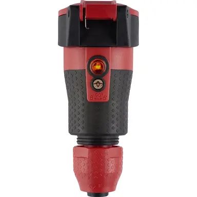 ABL 100000106 contrastekker CEE 7/3 RA rood IP54
