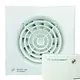 Soler & Palau KIT SILENT-100 CHZ 12VDC ECO CT muurinbouwventilator 12V met instelbare nalooptimer en hygrostaat silent ecowatt - 100 CHZ wit + trafo CT-12/6 RE