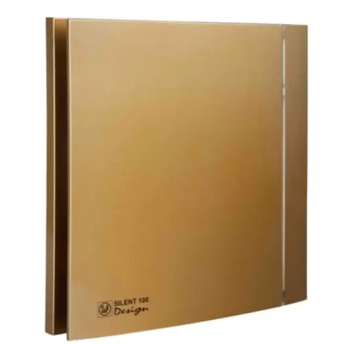 Soler & Palau SILENT-100 CZ GOLD DESIGN muurinbouwventilator SILENT DESIGN - 100 CZ goud design 4C