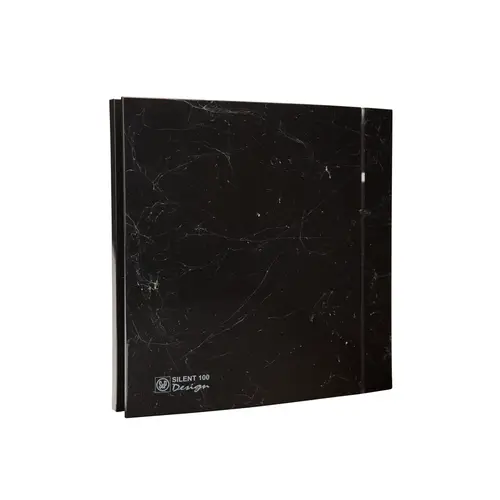 Soler & Palau SILENT-100 CRZ MARBLE BLACK DESIGN muurinbouwventilator met nalooptimer SILENT DESIGN - 100 CRZ marmer zwart 4C