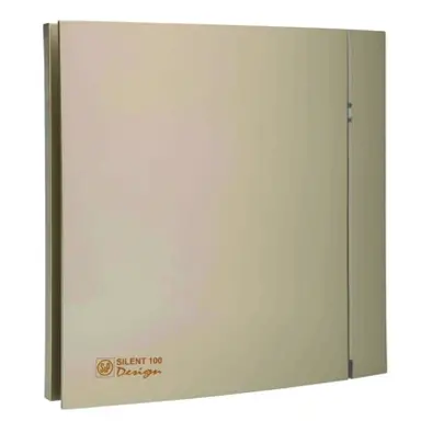 Soler & Palau SILENT-100 CRZ CHAMP muurinbouwventilator met nalooptimer SILENT DESIGN - 100 CRZ champagne design 4C