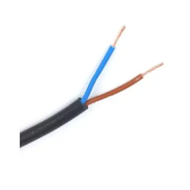 Donne VMVL ECA 2X1 ZW vinylmantelleiding rond 2 x 1 mm² rol 100 meter zwart