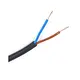 Donne VMVL ECA 2X1 ZW vinylmantelleiding rond 2 x 1 mm² rol 100 meter zwart
