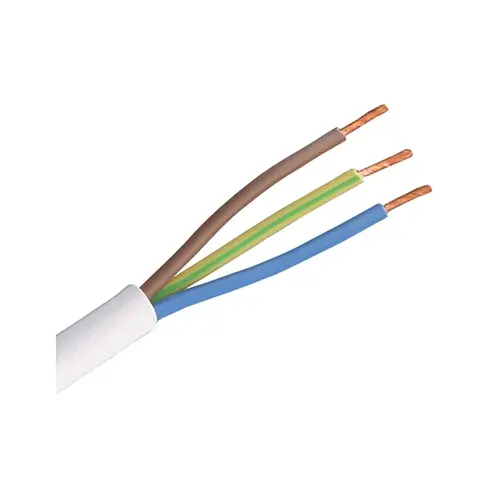 Donne VMVL ECA 3G1 WT vinylmantelleiding rond 3 x 1 mm² rol 100 meter wit