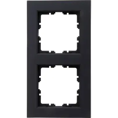 Kopp 402615004 afdekraam 2-voudig HK07 antraciet