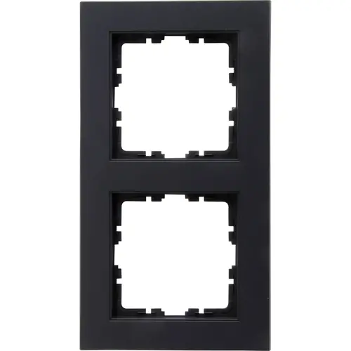 Kopp 402615004 afdekraam 2-voudig HK07 antraciet